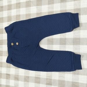 3/$12 - 24M Wonder Nation Navy Blue Quilted pants